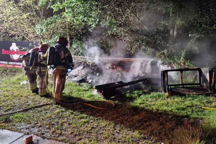 Brandstichting bij voormalige tennisvereniging