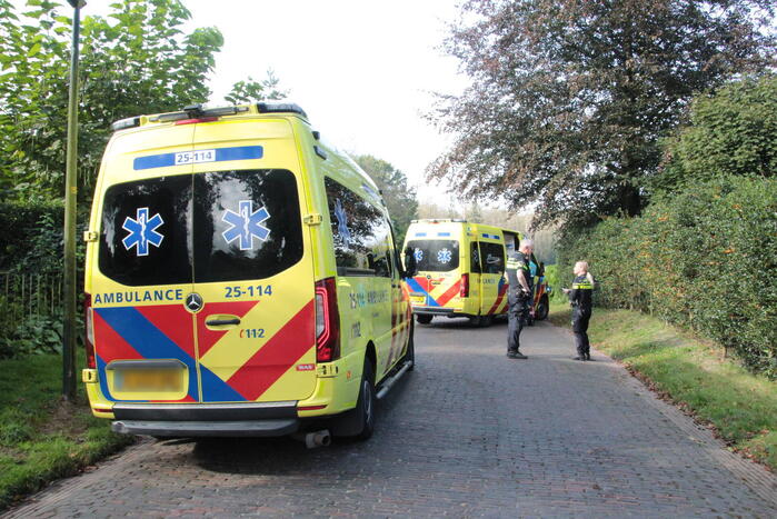 Fietser gewond na val