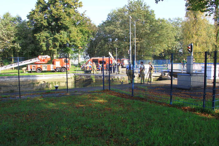 Overleden persoon uit sluis gehaald