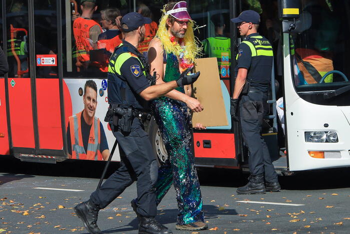 Opnieuw aanhoudingen bij demonstratie extinction rebellion