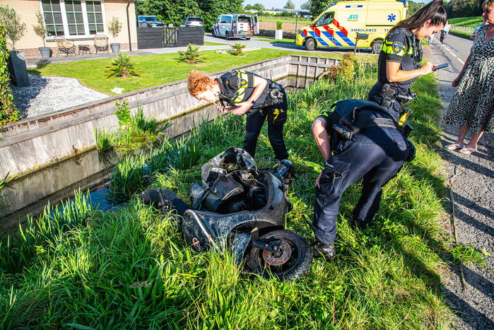 Scooterrijder aangehouden na ongeval met opgevoerde scooter