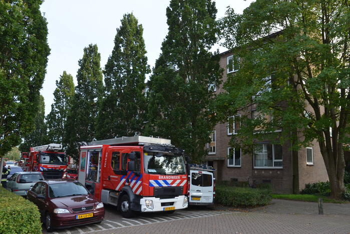 Brand in flat snel onder controle