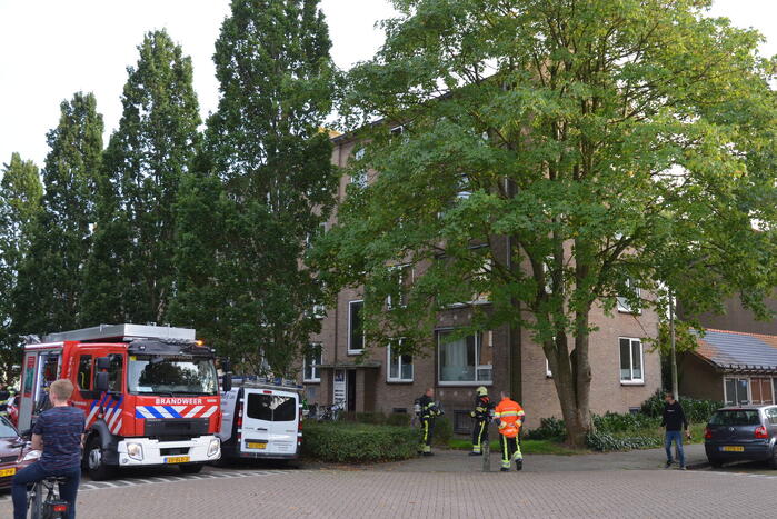 Brand in flat snel onder controle