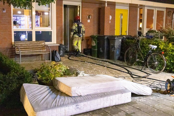 Brand in woning snel onder controle