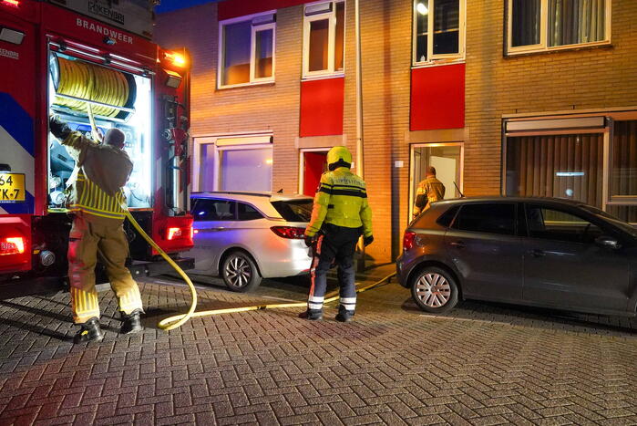 Brand bij woning snel onder controle