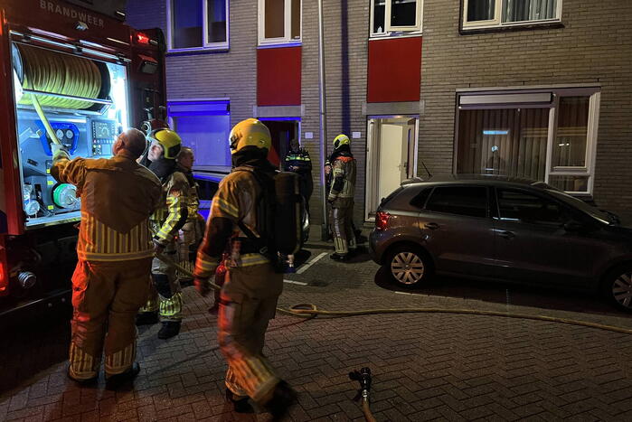 Brand bij woning snel onder controle
