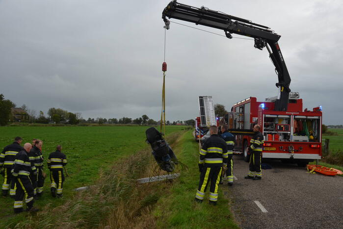 Bestuurder scootmobiel onderkoeld na te water raken