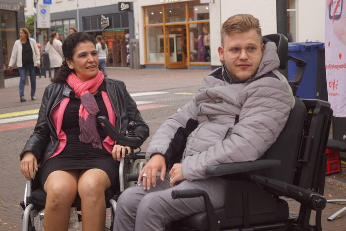 Hindernissen voor mensen met beperking worden zichtbaar in centrum