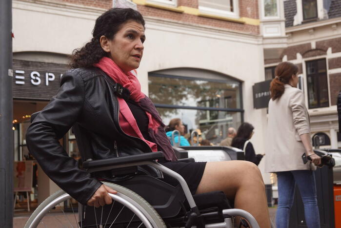Hindernissen voor mensen met beperking worden zichtbaar in centrum