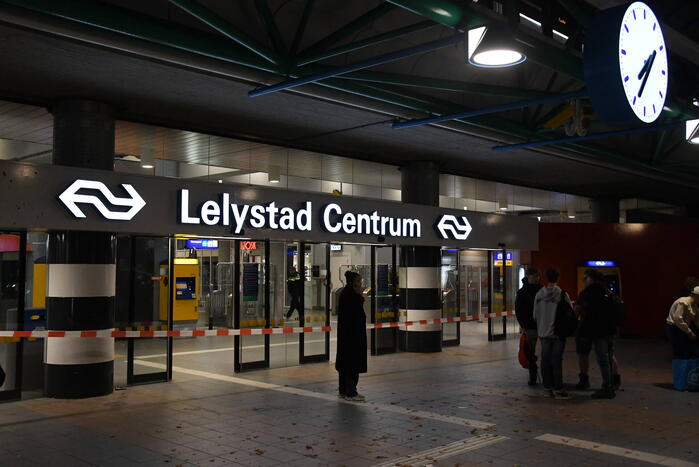 Inzet hulpdiensten voor incident in station