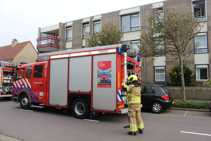 Pan op het vuur zorgt voor flinke rookontwikkeling