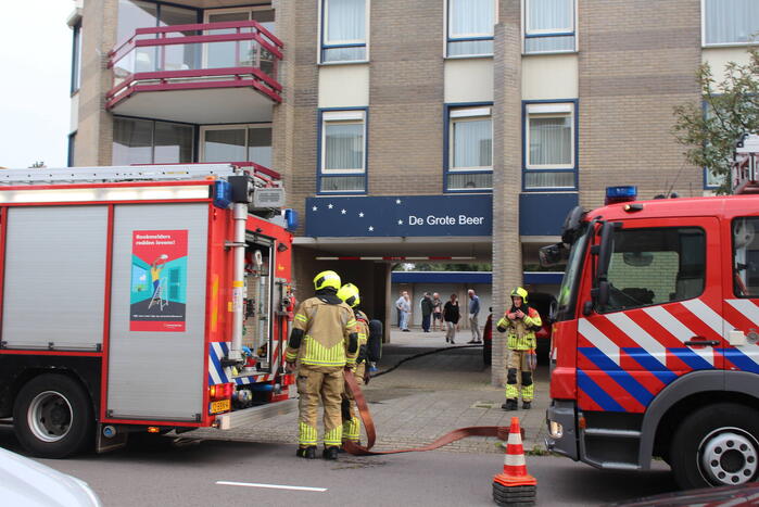 Pan op het vuur zorgt voor flinke rookontwikkeling