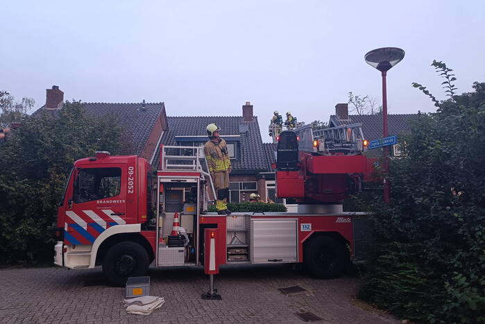 Schoorsteenbrand snel onder controle