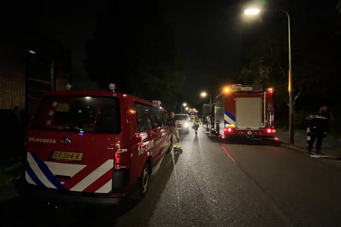 Brand in leegstand pand