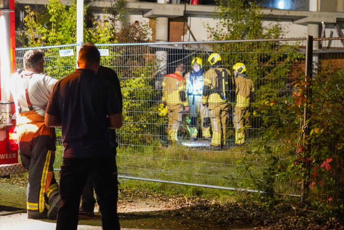 Brand in leegstand pand