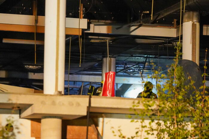 Brand in leegstand pand