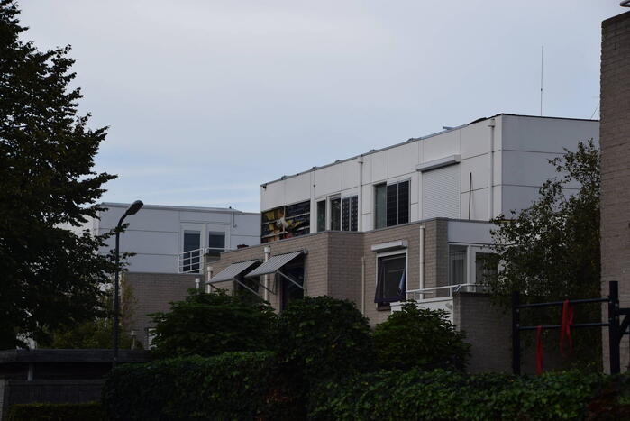 Dakdekkers veroorzaken brand op dak