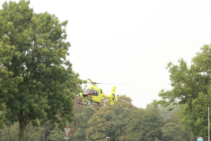 Trauma helikopter ingezet bij medische noodsituatie in woning