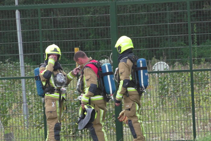 Bovengrondse gasleiding afgesloten na lekkage