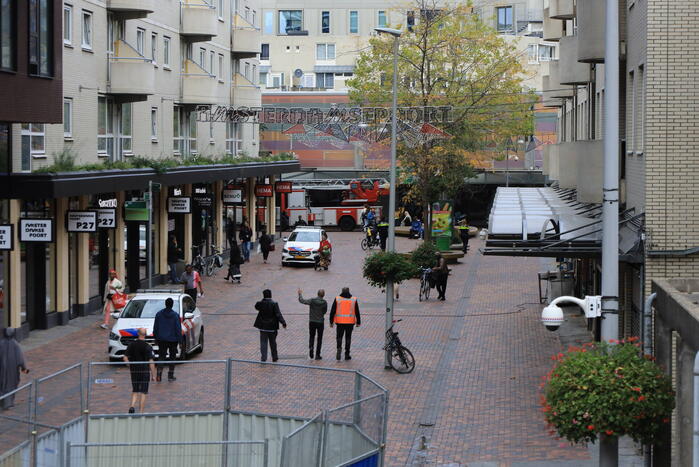 Evacuatie wegens woningbrand