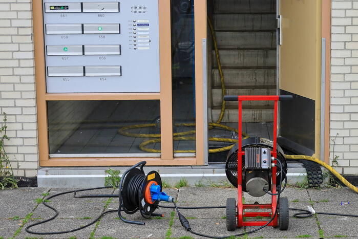 Evacuatie wegens woningbrand