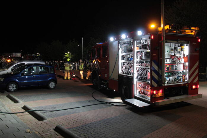 Woningen ontruimd bij brand in parkeergarage
