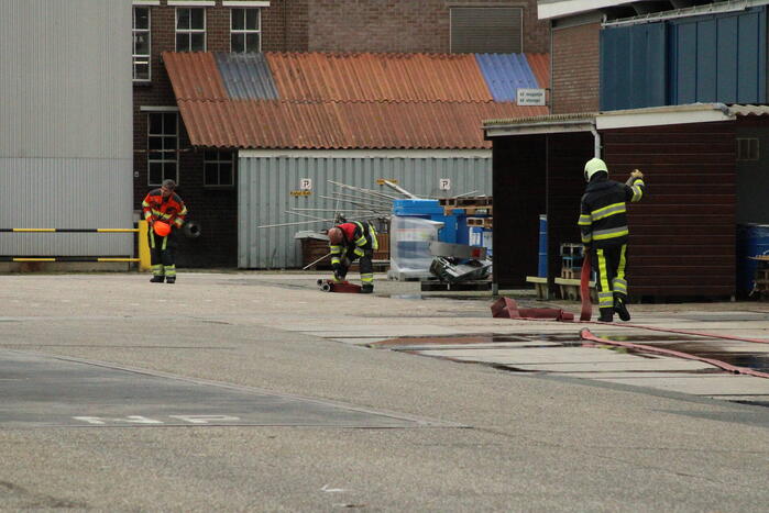 Brand in zuivelfabriek snel onder controle