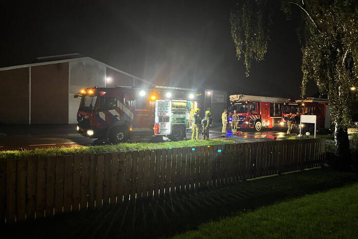 Zeer grote brand in een loods