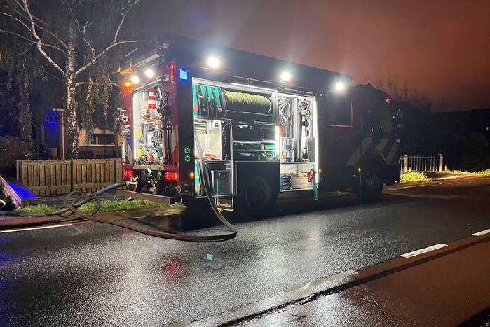 Zeer grote brand in een loods