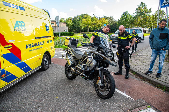 Motorrijder gewond bij eenzijdig ongeval