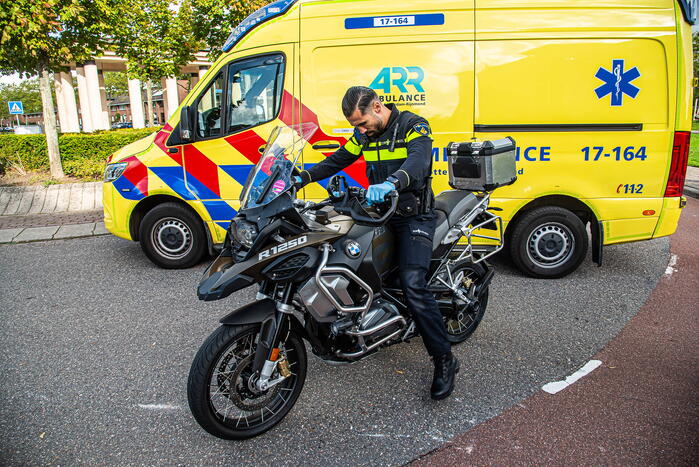 Motorrijder gewond bij eenzijdig ongeval