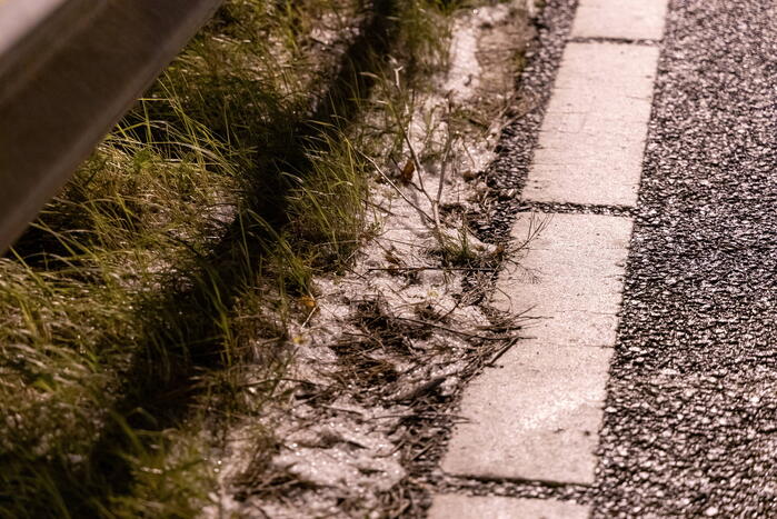 Flinke schade door gladheid op snelweg