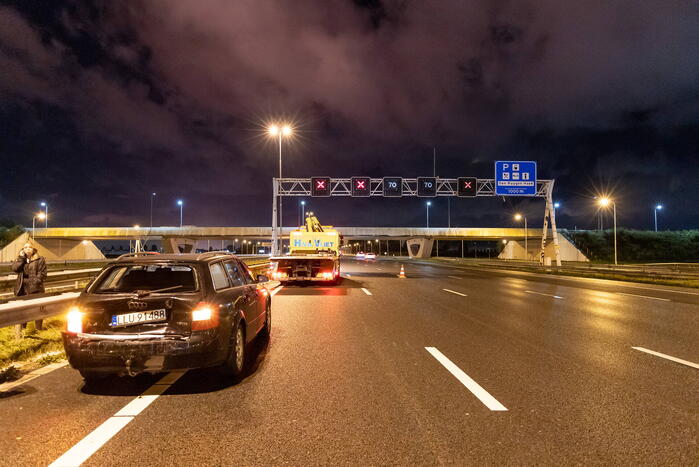 Flinke schade door gladheid op snelweg