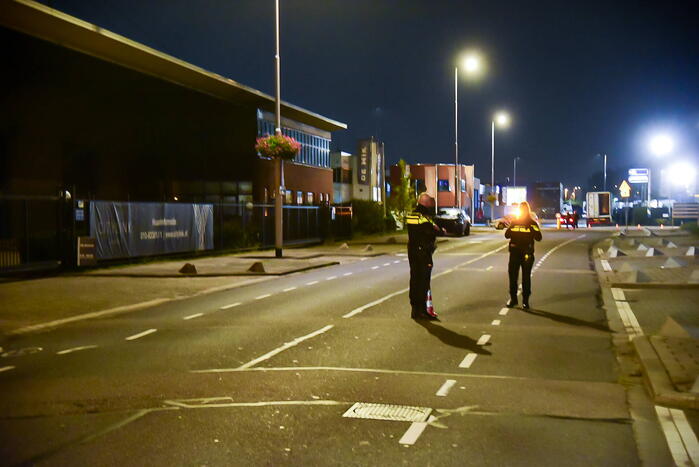 Aanslag met explosief bij bedrijfspand