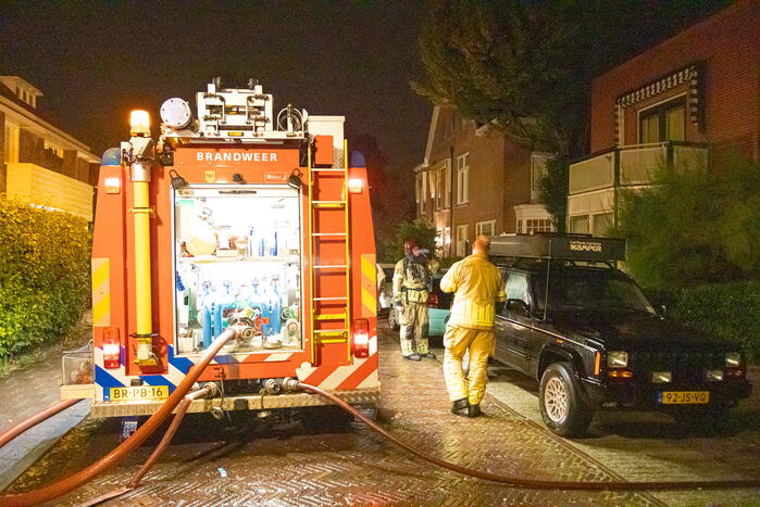 Schuur door brand verwoest