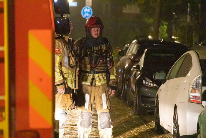 Schuur door brand verwoest