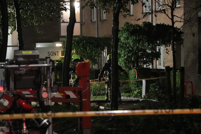 Hulpdiensten groots ingezet voor woningbrand
