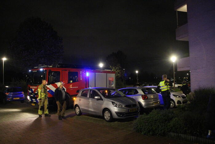 Vreemde lucht in berging zorgt voor brandweerinzet