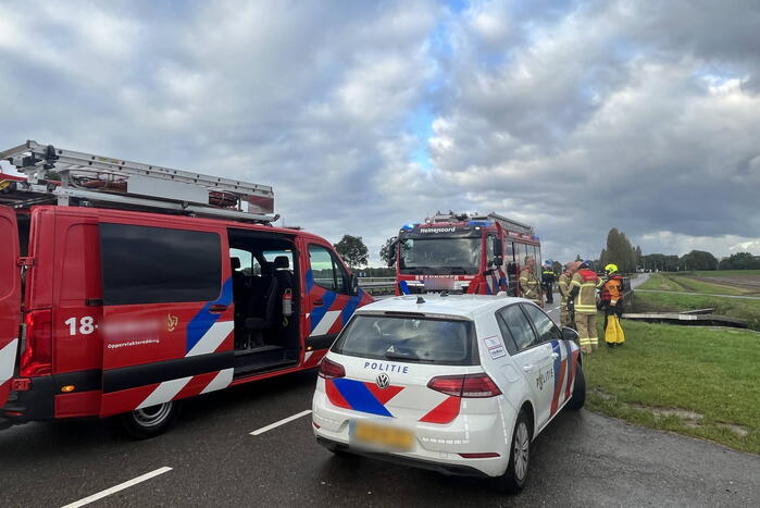 Hulpdiensten ingezet na aantreffen fiets bij water