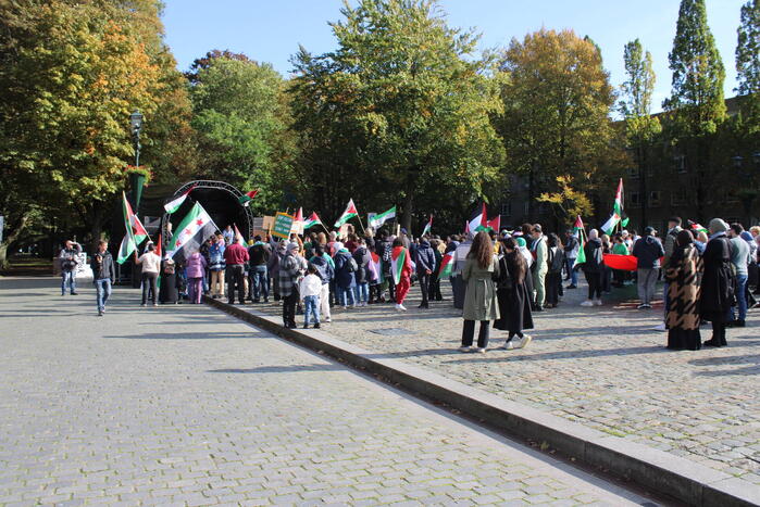 Pro Palestina demonstratie trekt veel mensen