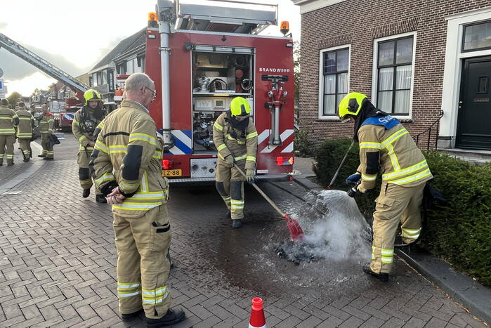 Schoorsteenbrand snel onder controle
