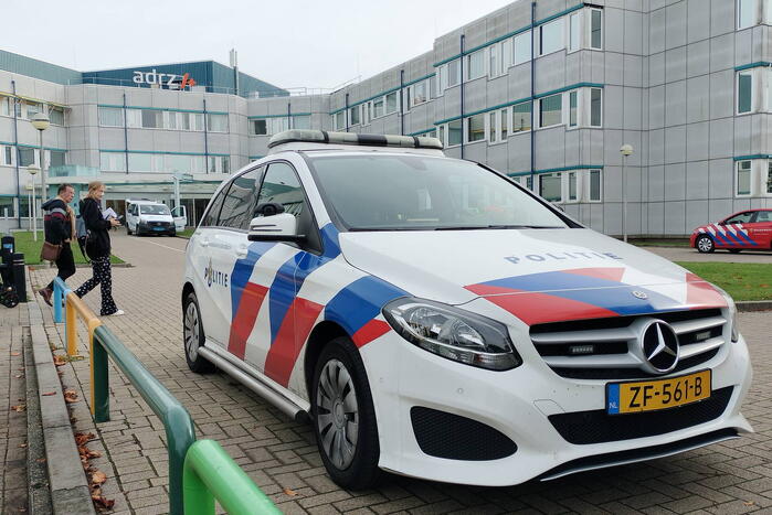 Hulpdiensten groots ingezet voor brandmelding in ziekenhuis