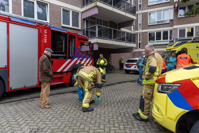 Persoon overleden bij woningbrand