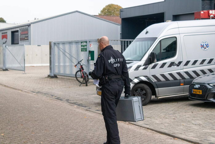 Grote hoeveelheid chemicaliën gevonden in bedrijfspand