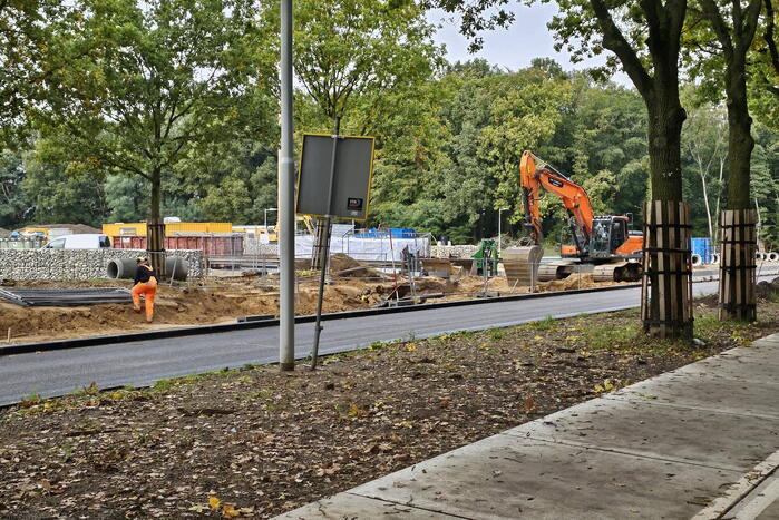 Asbest aangetroffen bij aanleg Parklaan