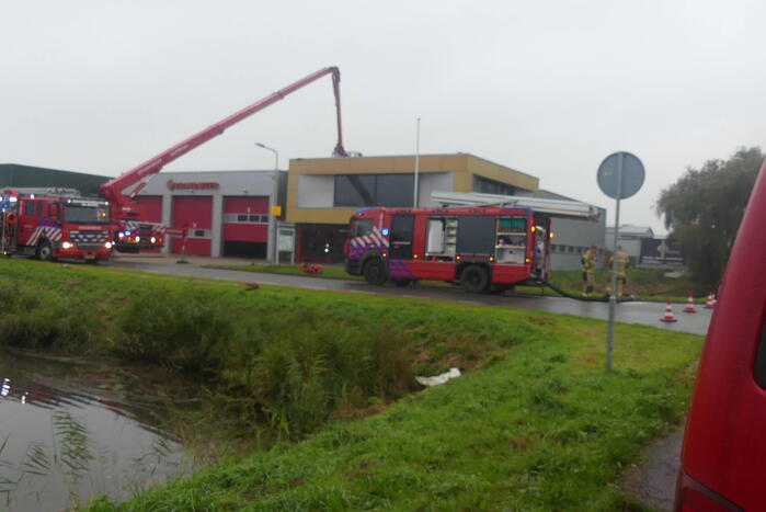 Brand in keuken van brandweerkazerne