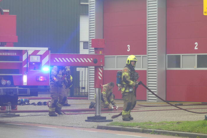 Brand in keuken van brandweerkazerne