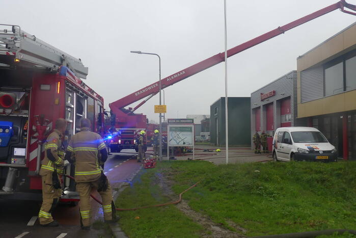Brand in keuken van brandweerkazerne
