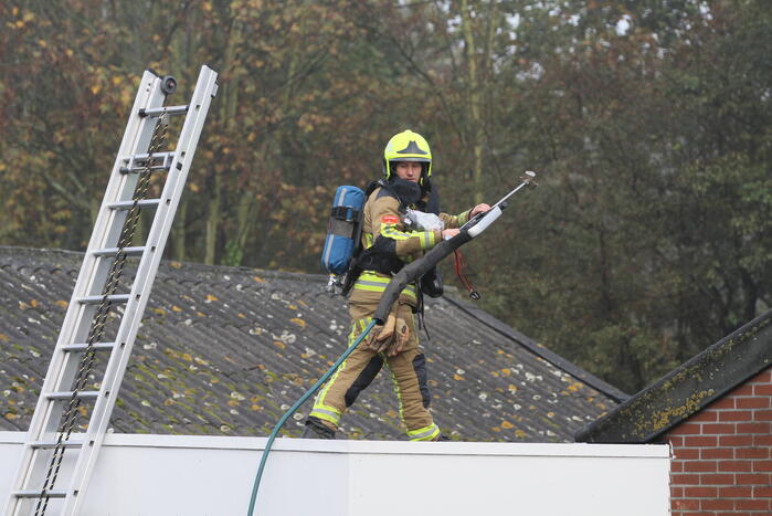 Brand in gebouw van scouting