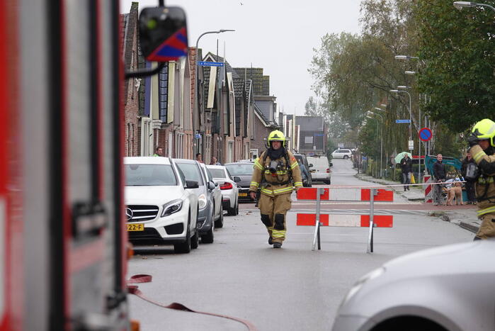 Woningen ontruimd na chemische reactie van carbid